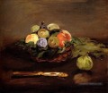 Panier de fruits impressionnisme Édouard Manet Nature morte
